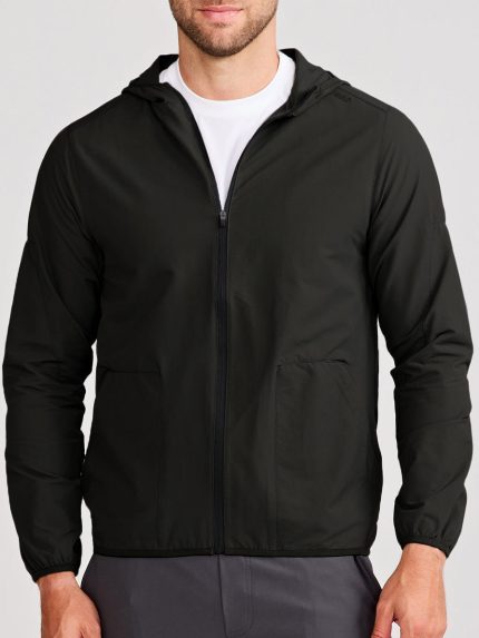 Swift Lightweight Hooded Windbreaker Jacket